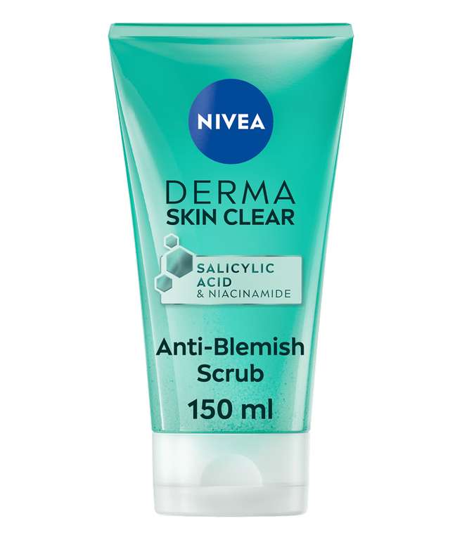 Nivea Derma Skin Clear Anti-Blemish Scrub 150ml - £2.50 + Free Click & Collect @ Wilko