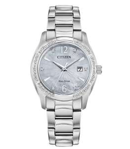 Citizen Eco Drive Ladies' Stainless Steel Bracelet Watch + 5 Yr Warranty £125 @ H Samuel