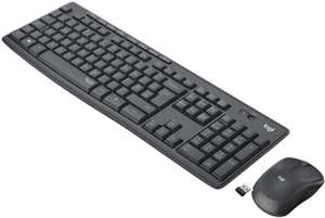 Logitech MK295 Silent Wireless Keyboard and Mouse - £18.39 with code (Selected Accounts) Free Click & Collect @ John Lewis & Partners