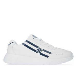 Men's K-Swiss Enstev Active Cushioned Trainers White Most Sizes £24.94 / £19.95 with code(Selected Users) @ Ebay / g.t.l_outlet