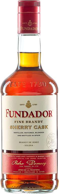 Fundador Spanish Brandy, 36% 1L - £16 at checkout @ Amazon
