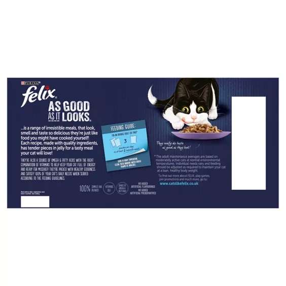 Felix As Good As It Looks Cat Food Mixed Selection £14.95 Get £3 on Asda Rewards Effectively £11.95 @ Asda