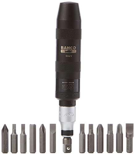BAHCO - 7865 Impact Driver + 15 piece Assorted Bits - Phillips/Slotted/Hex Screws, Black - £29.19 @ Amazon