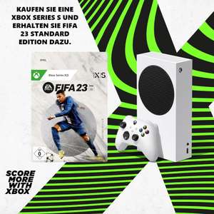 Xbox Series S + FIFA 23: Standard Edition | Xbox Series X|S - Download Code (Euro plug) - £233.10 @ Amazon Germany