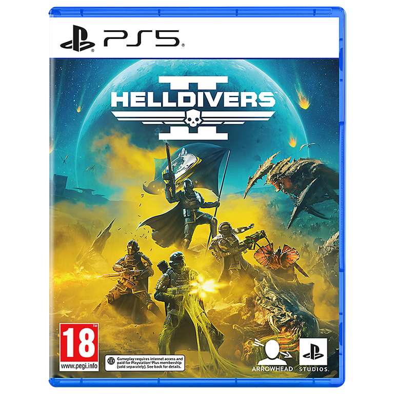 PlayStation 5 Console Disc Slim + Helldivers 2 - sold by Shopto