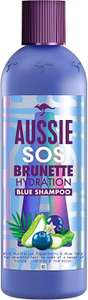 Aussie SOS Brunette Hair Hydration Vegan Blue Shampoo for Brunette Hair In Need of a Hydration Boost 290ml £3.39 @ Amazon