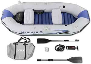 Intex Mariner 3 Inflatable Dinghy 3 Man Boat with Aluminium Oars and Pump (Temp OOS) £217.42 @ Amazon
