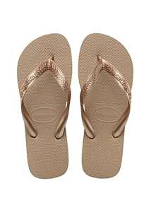 Rose Gold Havaianas Flip Flops - All sizes £10 @ Amazon