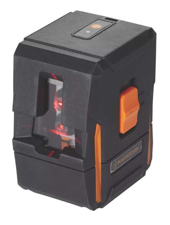 Magnusson IM0301 Red Self-Levelling Cross-Line Laser Level - £36.99 Free Collection @ Screwfix
