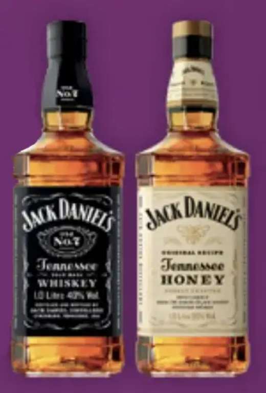 Jack Daniels or Jack Daniels Honey 1ltr instore (More Card Exclusive)