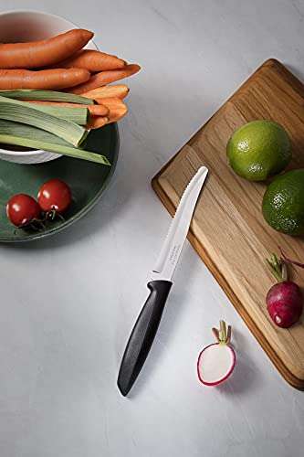 Tramontina 6 Pcs. Fruit/Tomato Knife Set (Rounded, Black) - £6.99 @ Amazon