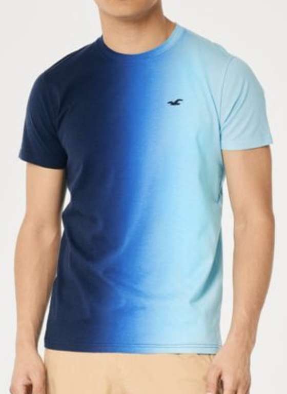 Hollister Ombre Logo Icon Cotton T-shirt sizes S & M