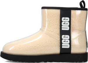 UGG Women's Classic Clear Mini Ankle Boot - Natural Black
