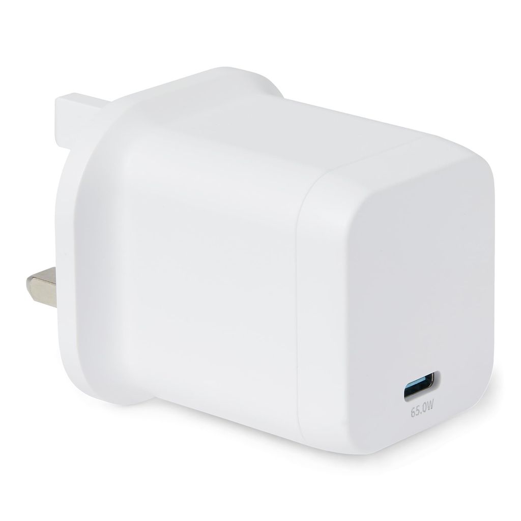 Amazon Basics 65W Single USB-C Port GaN Charger - PD 3.1, PPS, SFC3