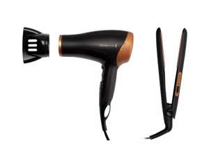 Remington Copper Hair Dryer And Straightener Gift Set £28.11 free delivery with code at Debenhams