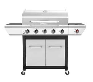 Nexgrill 5 Burner Gas Grill BBQ with Gourmet Plus Cooking System Cover included £357.95 Delivered @ George (Asda)