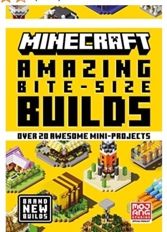 Minecraft Amazing Bite Size Builds: NEW and Official for 2022 Book - £3.50 (Prime Exclusive) @ Amazon