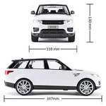 CMJ RC Cars Officially Licensed Remote Control Range Rover Sport in 30CM Size 1:14 Scale in White Colour £12.99 @ Amazon