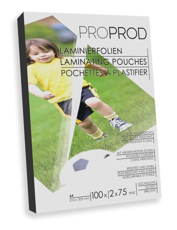 ProProd Premium A4 150 μ Glossy Laminating Pouch (Pack of 100)