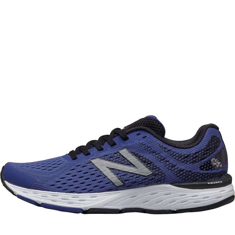New Balance Mens M680 V6 Neutral Running Shoes Blue | hotukdeals