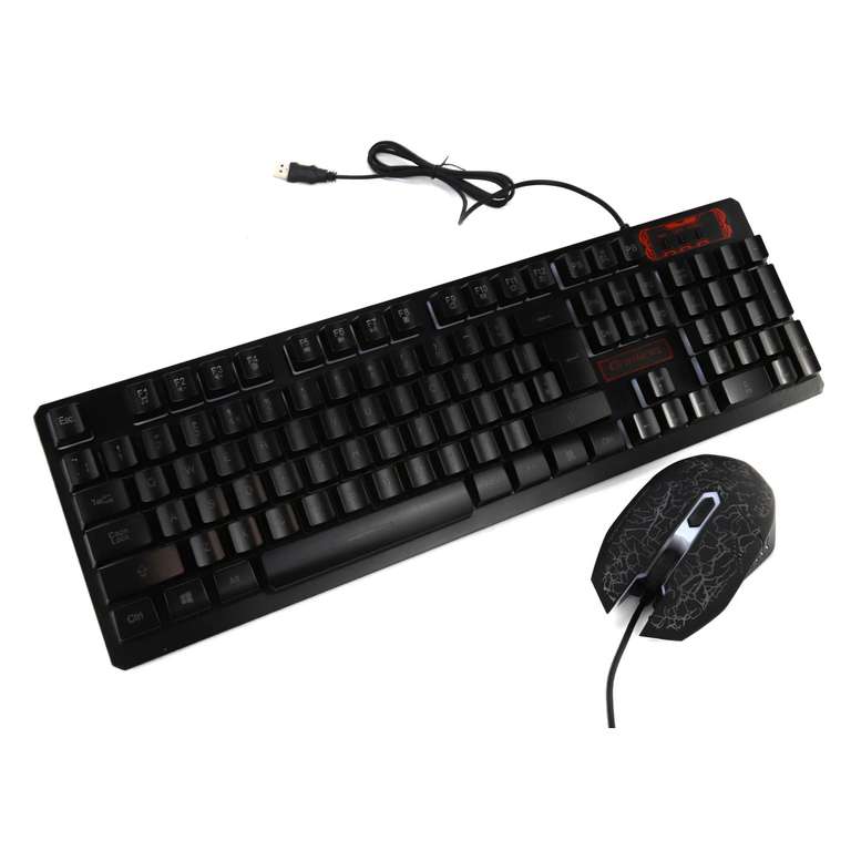 kenable K13 RGB Backlit USB Gaming Keyboard & Optical 2400 DPI Mouse Combo Set - £8.62 Delivered @ Kenable