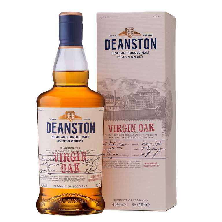 Deanston Virgin Oak Scotch Whisky 46.3% ABV 70cl - National