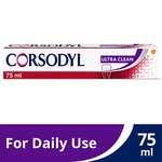 Corsodyl Ultra Clean Daily Gum Care Fluoride Toothpaste 75ml - £2.50(£2.38 or less with Subscribe and Save) @ Amazon