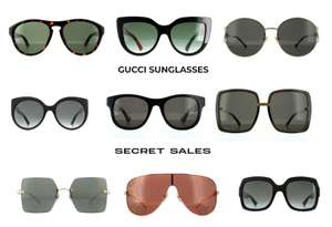 Up to 53% off Gucci Designer Sunglasses plus Extra 15% off Using Code