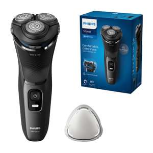 Philips Electric Shaver 3000 Series - Wet & Dry Electric Shaver for Men with SkinProtect Technology in Dark Moon