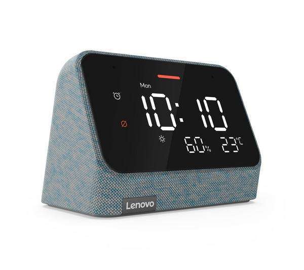 Lenovo Smart Clock Essential with Alexa - Misty Blue + 3 Months Apple Services £19.99 - free collection @ Currys
