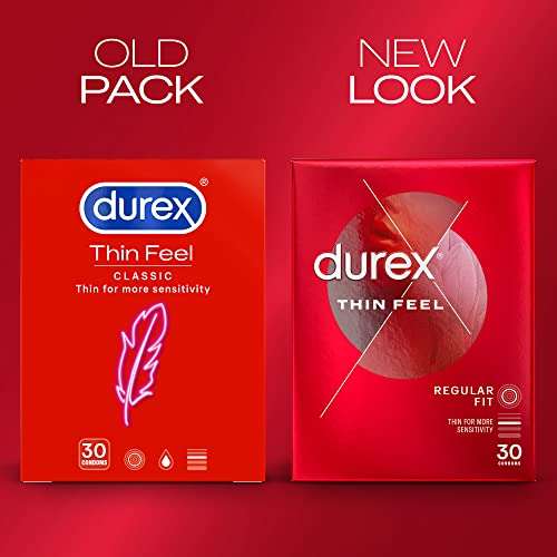 Durex Thin Feel Condoms - Pack of 30 £10.89 @ Amazon