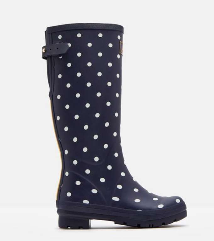 Womens Joules Printer Wellies with adjustable back gusset Now £19.95 Free delivery @ Joules eBay