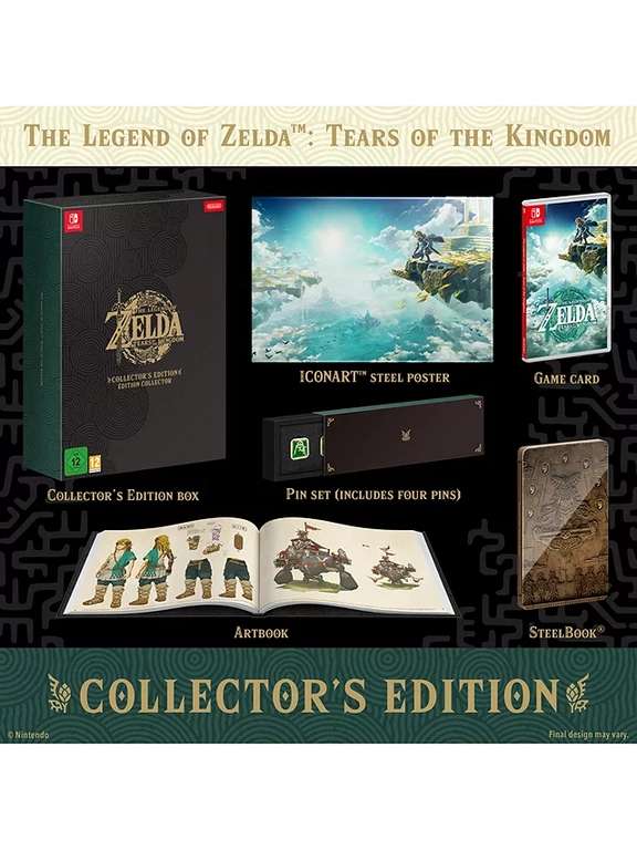 The Legend of Zelda: Tears of the Kingdom Special Edition, Switch £109.99 Delivered @ John Lewis & Partners