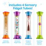 Learning Resources Sensory Fidget Tubes, Anxiety Relief Toy, Occupational Therapy Toys (Set of 4)