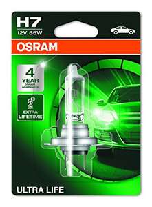 OSRAM ULTRA LIFE H7 halogen headlamp bulb (1 pack) - £5.79 @ Amazon