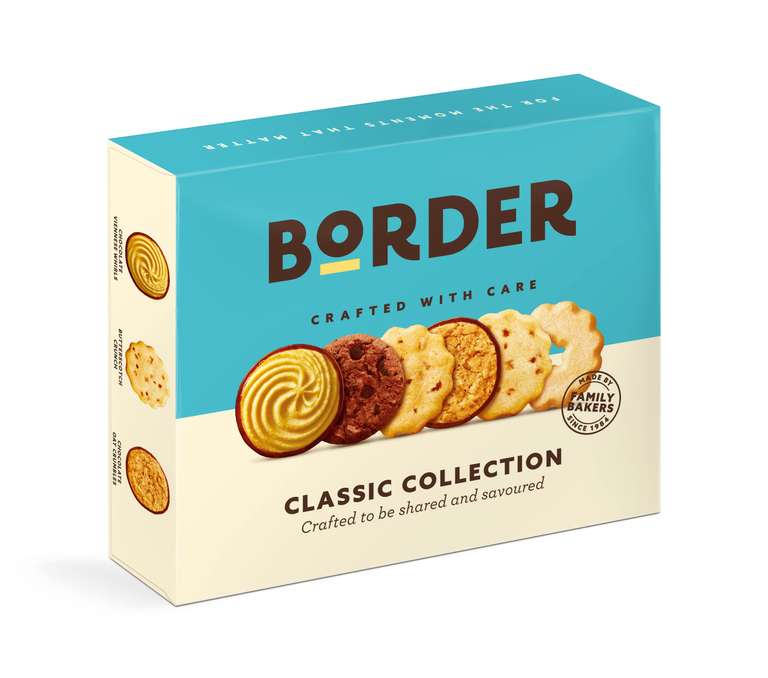 Border biscuits 400g classic sharing pack w/voucher at checkout £3.10 S&S
