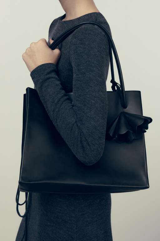 Tote Bag With Embelished Detail £9.99 + £3.95 delivery at Zara