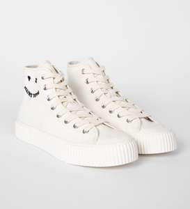 Paul Smith Kibby Canvas Trainers in White or Black - £33 Delivered from Paul Smith