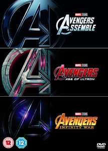 Avengers 1-3 Boxset 3 Disc DVD, Used, Free C&C