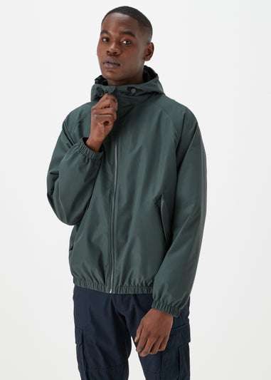 Green Hooded Bomber Jacket + 99p collection | hotukdeals