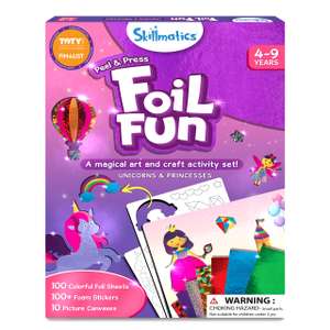 Skillmatics Art & Craft Activity - Foil Fun Unicorns & Princesses Sold by Skillmatics UK FBA