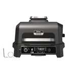 Ninja Woodfire Pro XL Electric BBQ Grill & Smoker with Digital Probe, Large Grey/Black OG850UK with voucher