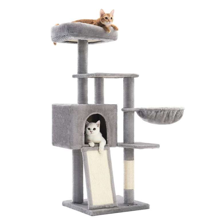 FEANDREA Cat Tree, 135 cm Small Cat Tower for Indoor Cats £36.64 using voucher (Prime members) @ Amazon / Songmics