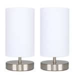 Francis Pair of Silver Table Lamps - £1.99 Free Delivery With Code at Debenhams