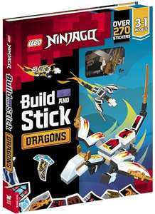 LEGO NINJAGO Build and Stick: Dragons - Hardcover