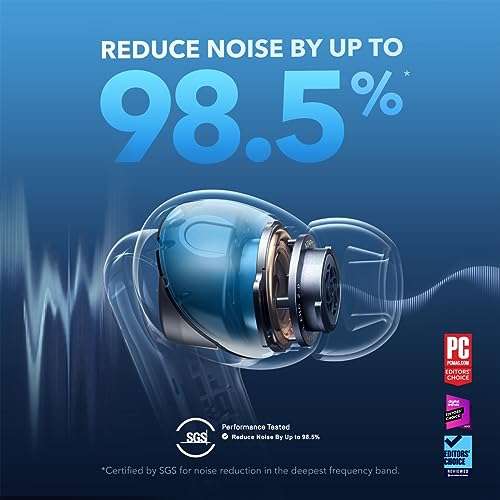 Anker Liberty 4 NC Wireless Noise Cancelling Earbuds - with voucher - Sold by AnkerDirect UK FBA