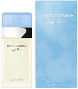 DOLCE&GABBANA Light Blue Eau de Toilette 50ml Spray Rduced with code plus Free UK Mainland Delivery
