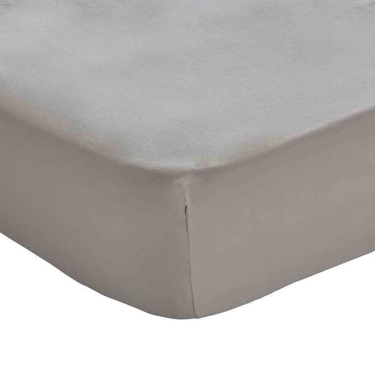 Wilko Double Silver Fitted Bed Sheet - Free C&C