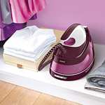 Philips PerfectCare Compact Steam Generator Iron with 400g steam Boost, 2400 W, Burgundy & White £115 @ Amazon