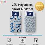 Playstation Blue Single Duvet Cover Officially Licensed Reversible £12.99 - Sold by Character World Ltd / fulfilled By Amazon
